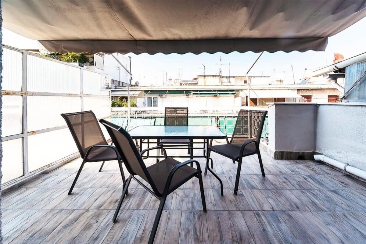 Topfloor Central Apt With Urban Views,3' To Metro 雅典 外观 照片